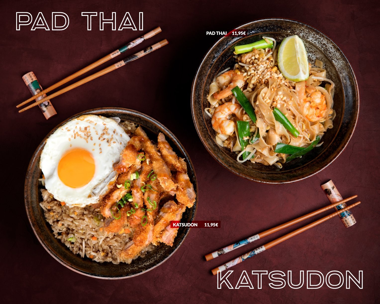 Pad Thai y Katsudon