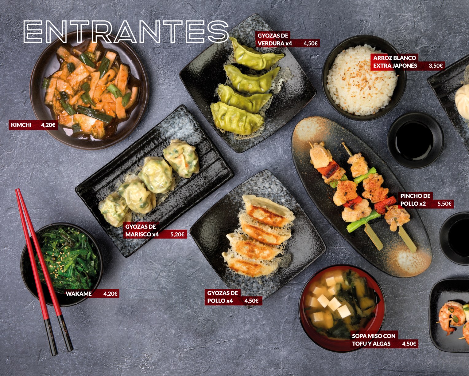 Entrantes Kasa Ramen